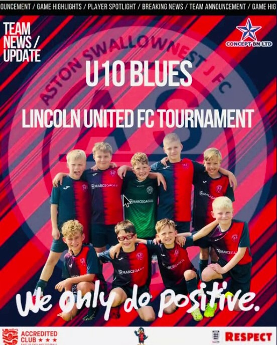 U10 Blues give it their all at Lincoln United FC tournament
