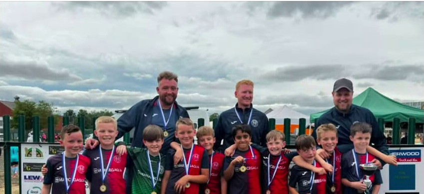 U10 Whites win Champions League Final at Rossington